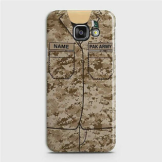 Samsung Galaxy A7 2016 Army shirt with Custom Name Case