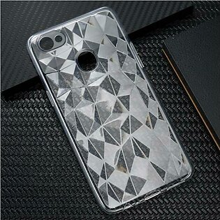 Oppo F7 3D Diamond Series Hybrid Clear Case