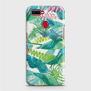 OPPO A7 Retro Palm Leaves Case