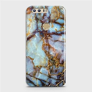 HUAWEI HONOR 8 Trendy Aqua Marble Case