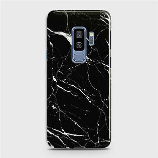 Samsung Galaxy S9 Plus Trendy Black Marble design Case
