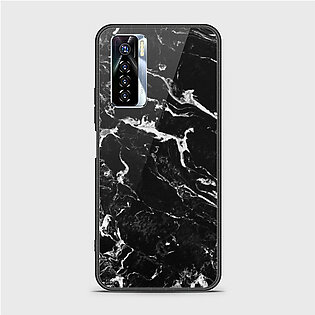 Tecno Camon 17 Pro  Black Liquid Marble Case