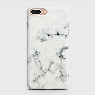 iPHONE 8 PLUS White Liquid Marble Case