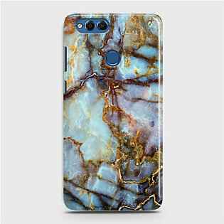 HUAWEI HONOR 7X Trendy Aqua Marble Case