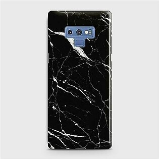 Samsung Galaxy Note 9 Trendy Black Marble design Case