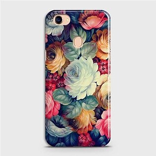 OPPO F7 Vintage Colorful Flowers Case