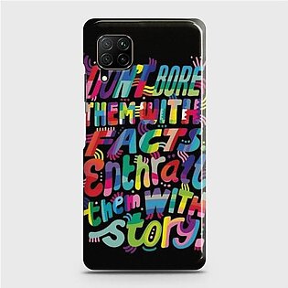 Huawei P40 Lite Gorgeously Illustrated Typography Case