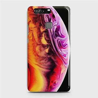 HUAWEI P9 Texture Colorful Moon Case