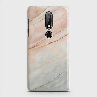 Nokia 7.1 Smoked Coral Marble Case