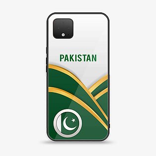 Google Pixel 4 XL - Pakistani Flag Series - Premium Printed Glass soft Bumper shock Proof Case