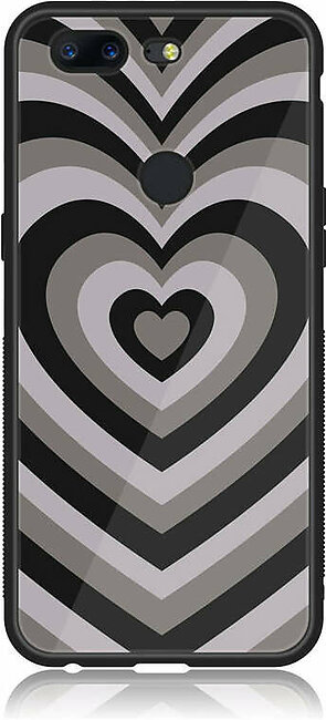 OnePlus 5T - Heart Beat Series - Premium Printed Glass soft Bumper shock Proof Case
