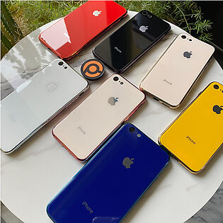 iPhone 6+/6s+ with Logo iPhone Premium Glass Back Tempered Glass Case