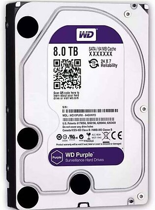 WD 8TB 3.5″ SATA Purple