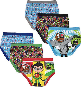 Teen Titans Mix Designs Pack Of 5 Underwears 11680