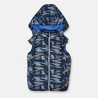 ORCH Royal Blue Contrast Camuflage  Warm Gilet 10361
