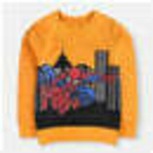 B.X Spiderman Mustard Sweatshirt 8704