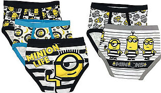 Minions Mix Designs Pack Of 5 Underwears 11663