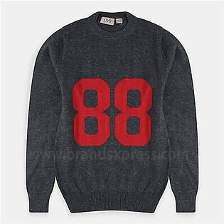 OVS 88 Knit Timbered Grey Sweater 8060