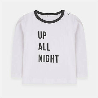 ZM Up All Night White T-Shirt 9600