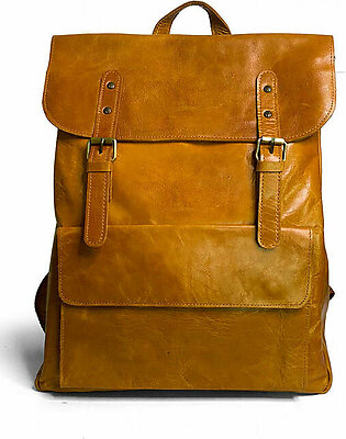 The Vernon Backpack by Kordovan // Mustard