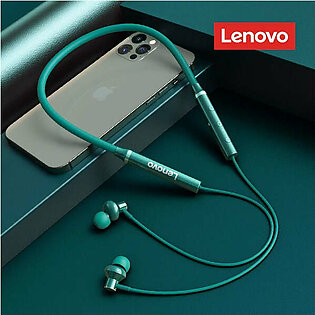 Lenovo XE05 Pro Wireless Bluetooth Neckband Headphone- Green Color - Limited Edition
