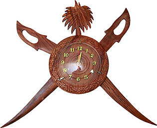 Saudi Sword Wall Clock