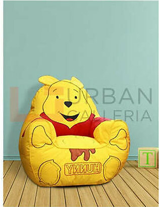 Pooh Kids Bean Bag Sofa yellow