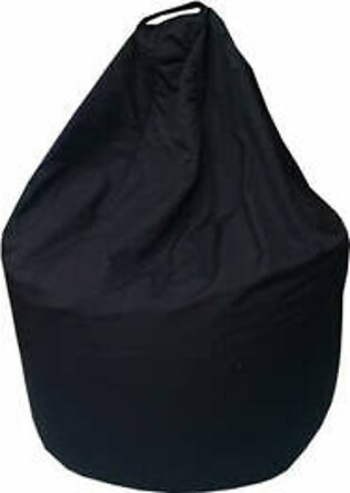 Plain Parachute - Black Bean Bag