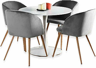 Nickle Dining Set - Grey and White