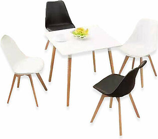 Chester Dining Set - Black and White