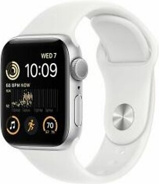 Apple Watch SE 2nd Generation - 44mm (GPS) : Silver S/M