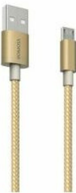 Romoss Nylon Luxury Gold - Micro USB Cable