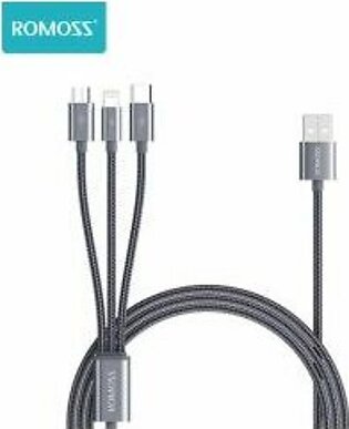 Romoss CB25A-71-G33 3-in-1 Cable (Lightning+Micro+Type-C)