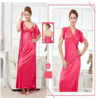 Fancy 2pc Indian Bridal Stylish Gown Nighty Set For Women