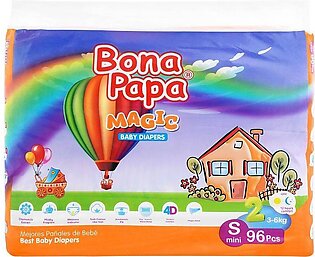 Pack Of 2 Bona Papa Mini Baby Diapers Small - 96 PCS