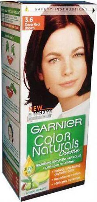 Garnier Color Naturals Hair Color (3.6 Deep Red Brown)