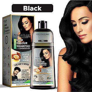 Bolan Clinic Instant Black Hair Color Shampoo + Conditioner