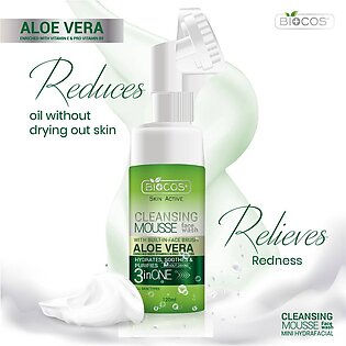 Biocos Aloe Vera Facial Cleansing Mousse Face Wash