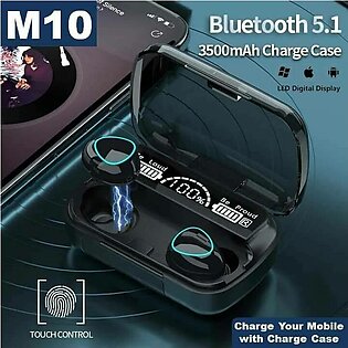 M10 Wireless Earbuds Bluetooth Earphones Hifi Quality.