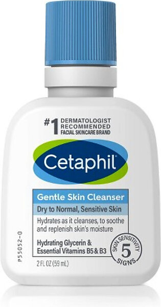 Cetaphil Gentle Sensitive Skin Cleanser Essential Vitamin B5 & B3 - 59ML