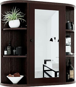 Amazing Bathroom Wall Cabinet With 1 Mirror Door