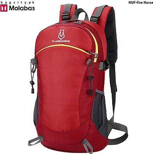 Hiking & Camping Backpack Large Capacity Waterproof Outdoor Sports Bag - Red