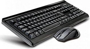 A4Tech 6100F - Wireless Keyboard & Mouse Set - Black