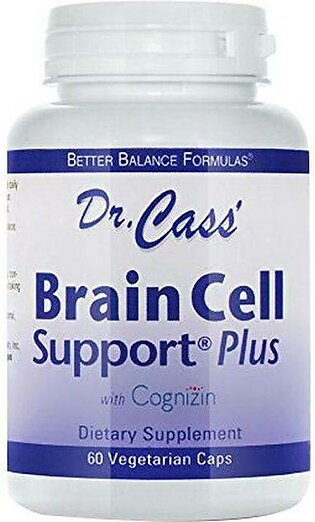Dietary Supplement Brain Cell Support Plus With Cognizin - 60 Vegetarian Capsule