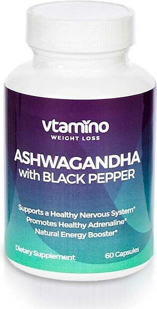 Ashwagandha With Black Pepper - 60 Capsule