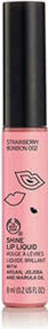 The Body Shop- Shine Lip Liquid- Strawberry Bon, 8ml