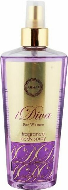 Armaf- iDiva for Women Fragrance Body Spray,100ml 3.4Fl.Oz