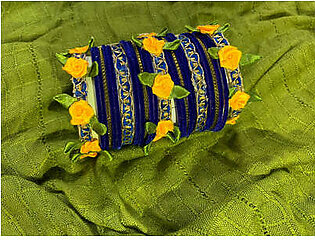 Hemo Handicraft - Blue Yellow Floral Bangles - 05_BY_FB