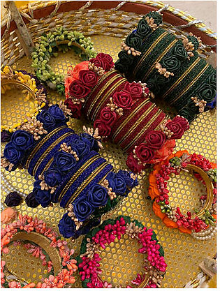 Hemo Handicraft - Floral Bangles - 05_G3_FB
