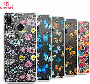 Huawei Nova 3i Cover - O'Nation Butterfly Dreams Series - 9 Designs - Clear Phone Case - Soft Silicon Borders